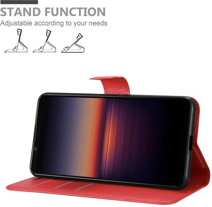Actual product image Cadorabo Book with stand function cover (Sony Xperia 1 II)