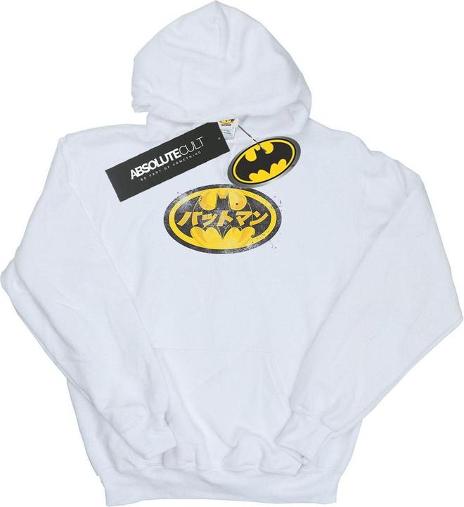 Batman Japanisches Logo Gelb Hoodie