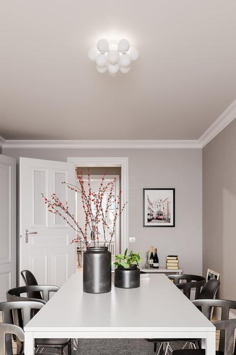 Actual product image By Rydens Large ceiling light Ø30 Matt White (G9)