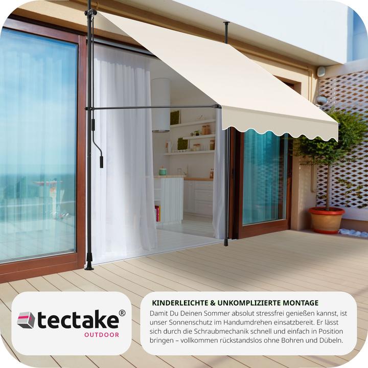 Immagine prodotto tectake Tenda da sole a morsetto (1.50 m)