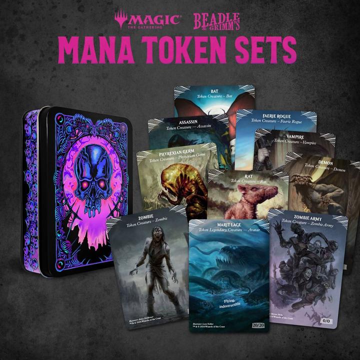 Actual product image Beadle & Grimm´s Magic the Gathering Dice and Token Pack Black Mana
