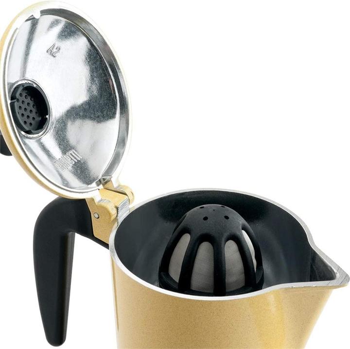 Actual product image Bialetti Orzo Express - Mocha pot - Aluminium - Black - Aluminium - 4 cups - Orzo E (4 T.)