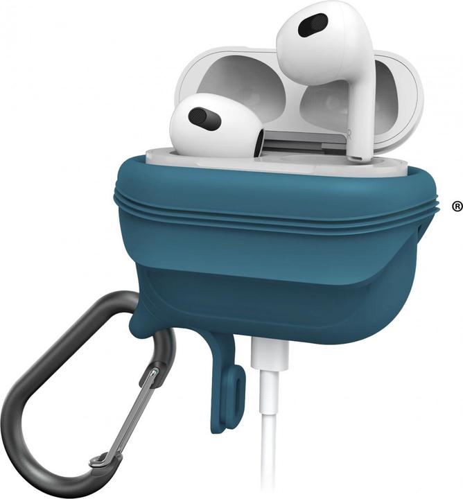 Actual product image Catalyst AirPods 3rd Gen. Waterproof Case Marine Blue (Headphone sleeve)