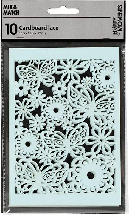 Immagine prodotto Creativ Company Cartoncino fantasia azzurro, 10 pezzi. (10 x)