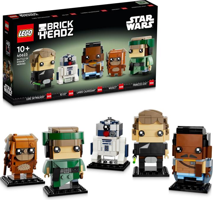 Actual product image LEGO Heroes of the Battle of Endor (40623, LEGO Brickheadz)