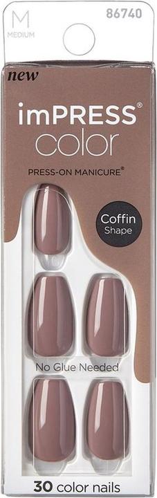 KISS Self-adhesive nails imPRESS Color MC Dusk Till Dawn 30 pcs (L) (Kunstnägel, 507 Dusk Till Dawn)
