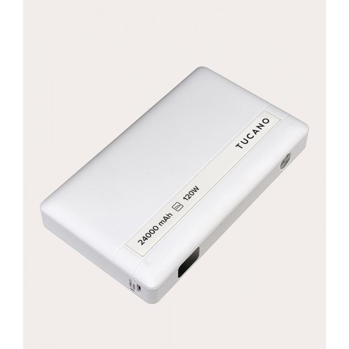 Produktbild Tucano Power bank for laptop, 24000 mAh, Weiss (24000 mAh, 120 W)