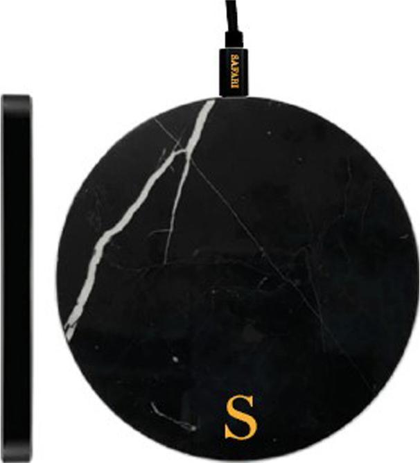 Actual product image Safari Selection Borne de charge CIRCLE MARBLE noir/?? petits motifs (10 W)