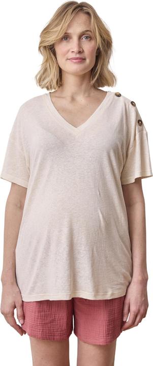 Produktbild Vertbaudet Umstands-Shirt mit V-Ausschnitt, Leinen/Viskose (42)