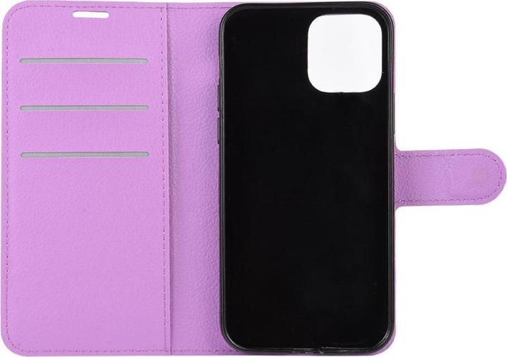 Image du produit Cover-Discount iPhone 12 / 12 Pro - Housse en cuir violet (Apple iPhone 12, Apple iPhone 12 Pro)