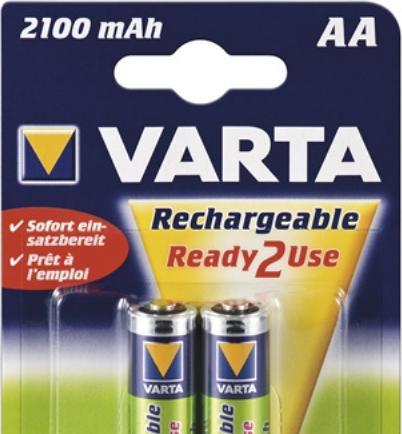 Actual product image Varta Recharge Accu Power (2 pcs., AA, 2100 mAh)
