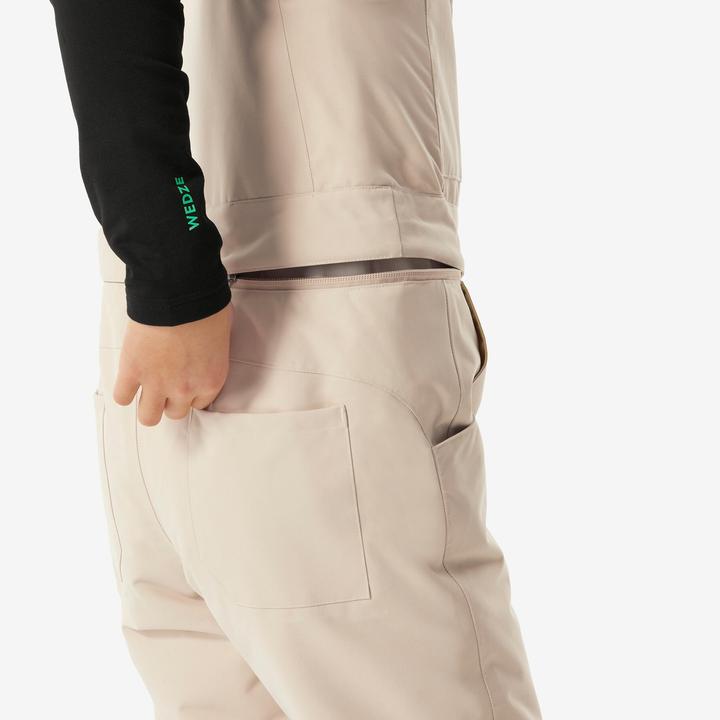 Image du produit Wedze Salopette de snowboard enfants piste - 500 blanc (116)