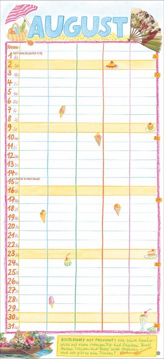 Produktbild Gabi Kohwagner Unser Familienkalender 2026 (Deutsch)
