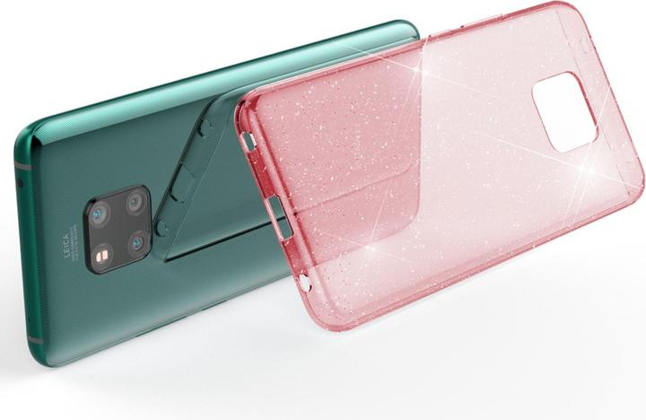 Actual product image Nalia Clear glitter silicone cover (Mate 20 Pro)