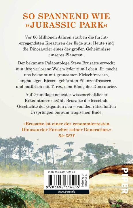 Image du produit Aufstieg und Fall der Dinosaurier (Allemand, Steve Brusatte, 2020)