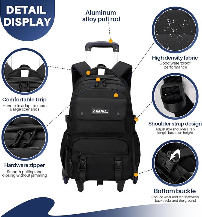 Immagine prodotto Voici et Voila Trolley-Rucksack mit Rollen