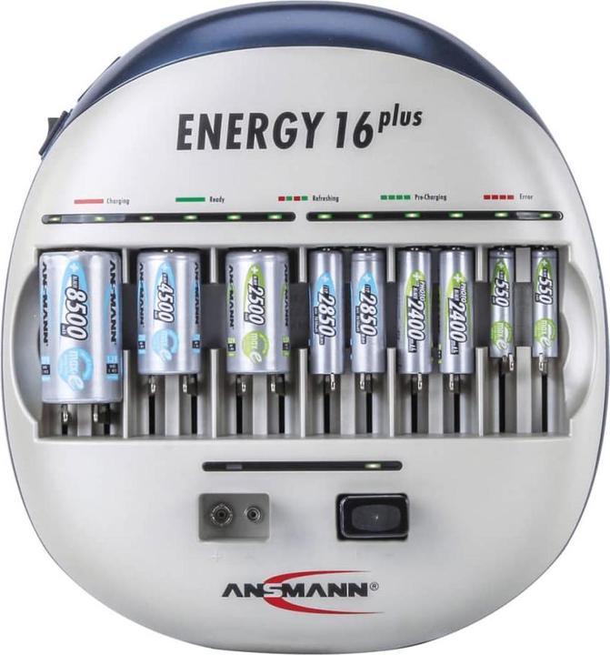 Actual product image Ansmann Energy 16 Plus (1 pcs., C, D, AA, AAA, 9V Block, Chargers without battery)