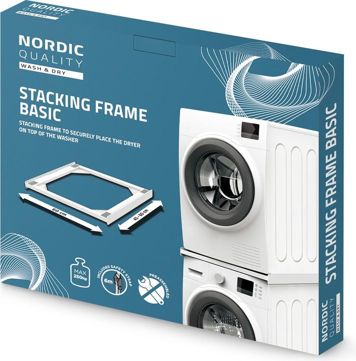 Produktbild Nordic Rahmen zB für Waschmaschine, Trockner, dünn
