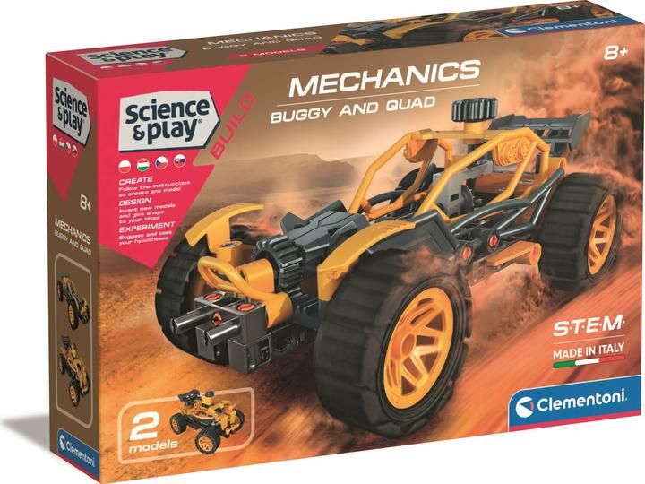 Produktbild Clementoni Science&Play Mechanischer Labor-Buggy und Quad-Bike 2in1