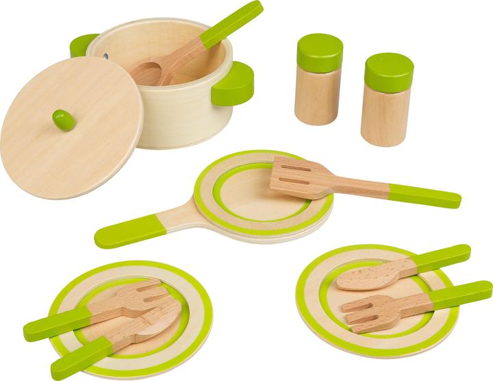 Produktbild Idena Küchengeschirr Holz 13 Teile FSC100%