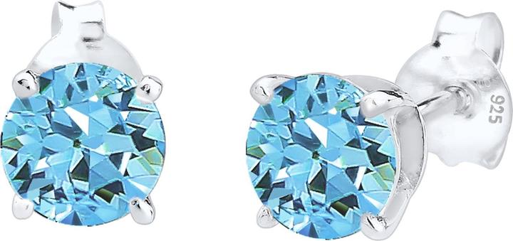 Elli Ohrringe Funkelnd Kristalle 925 Sterling Silber (Glaskristall, 925er Sterling Silber)
