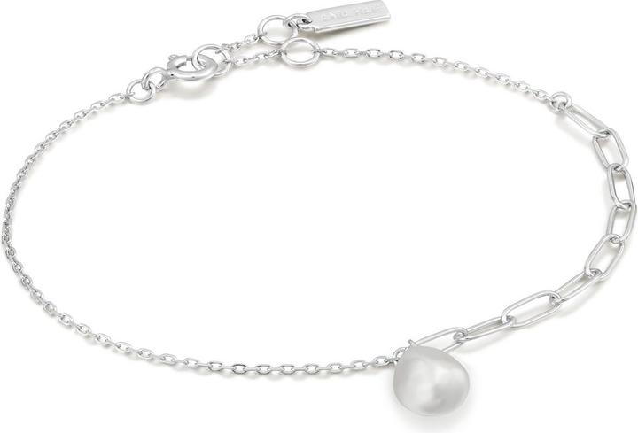 Actual product image Ania Haie Pearl of Wisdom Bracelet B019-02H Ladies (16.50 cm, Sterling silver)