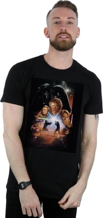 Produktbild Star Wars Episode III Movie Poster TShirt (XXL)