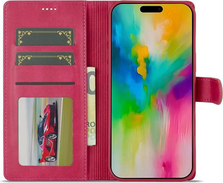 Produktbild LC.Imeeke iPhone 16 Pro - Leder Etui Hülle (Apple iPhone 16 Pro)