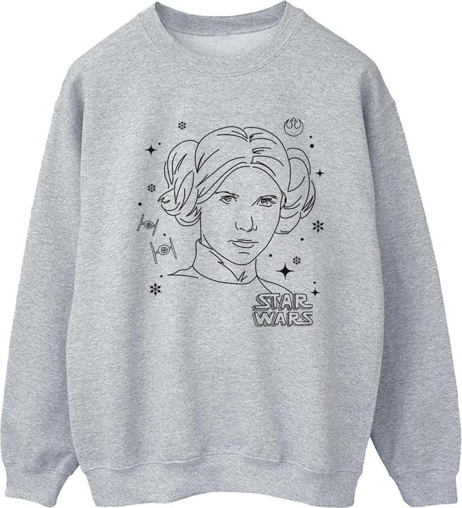 Image du produit Star Wars - Sweat EPISODE IV: A NEW HOPE LEIA CHRISTMAS SKETCH - Femme (L)