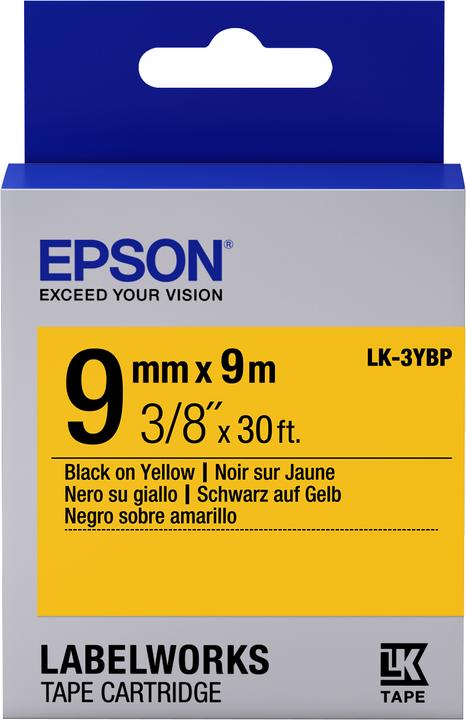 Epson Label cartridge LK-3YBP - pastel - on (0.90 cm, Yellow)