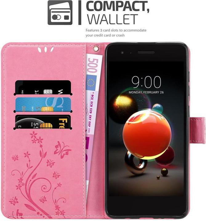 Image du produit Cadorabo Couverture du livre de fleurs (Huawei Y9 (2018), LG K8 2018)