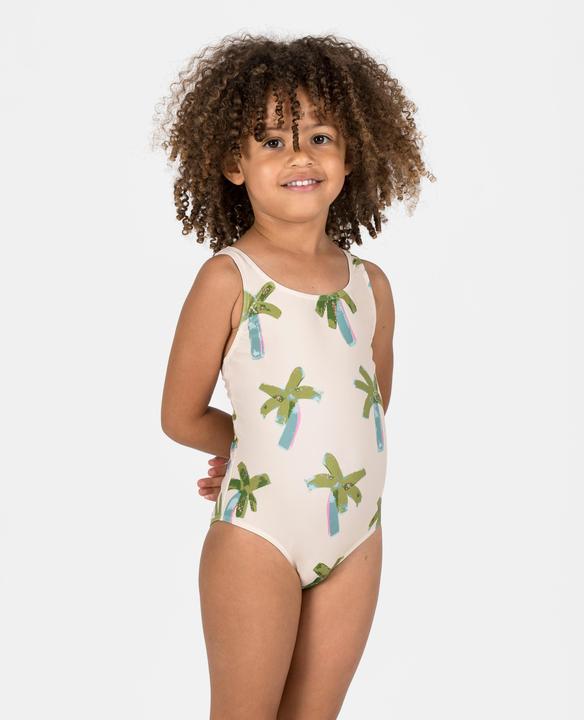 Actual product image Nabaiji Badeanzug Baby/Mädchen - Print Palmen beige (74)