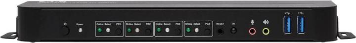 Produktbild Eaton 4-Port DisplayPort/USB KVM Switch 4K 60Hz HDR HDCP 2.2 IR DP 1.4 USB Sharing