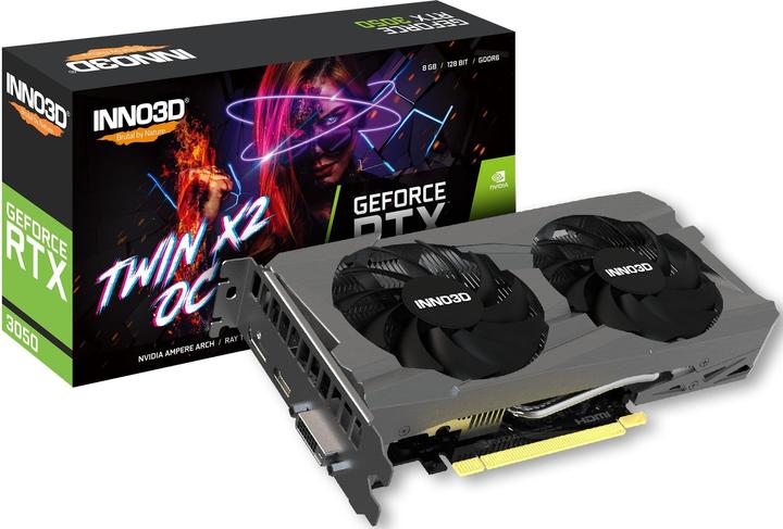 Produktbild Inno3D vga rtx3050 8gb twin 2x oc (8 GB)