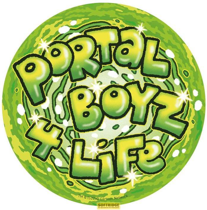 Produktbild Fanattik Rick & Morty set sous-mains revêtu & sous-verre Cosmos
