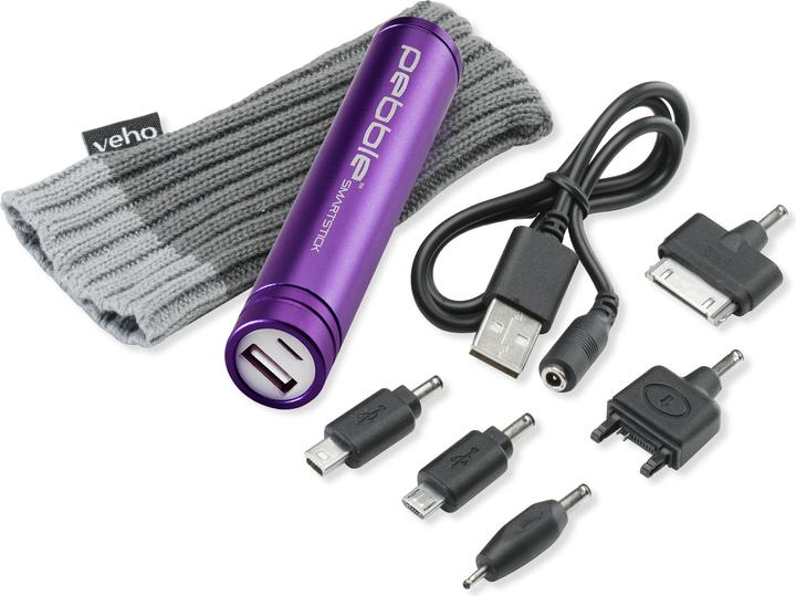 Immagine prodotto veho Pebble Smartstick caricabatterie viola (2200 mAh)