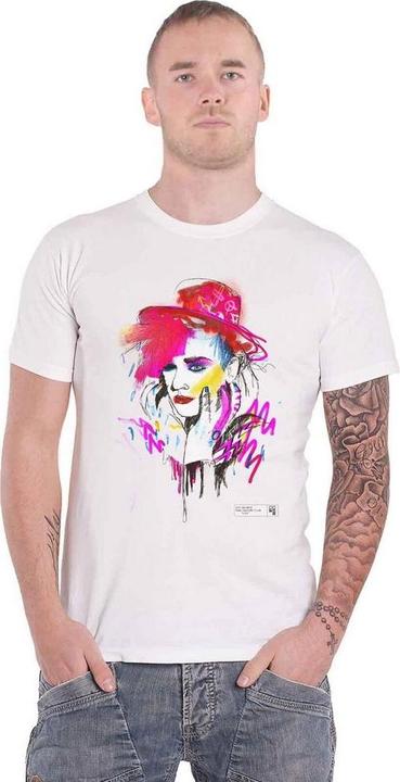 Boy George & Culture Club Unisex Adult Drawn Portrait Cotton T-Shirt