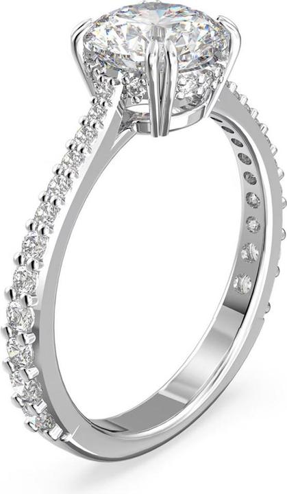 Actual product image Swarovski Constella Princess Ring Set Silver (52)