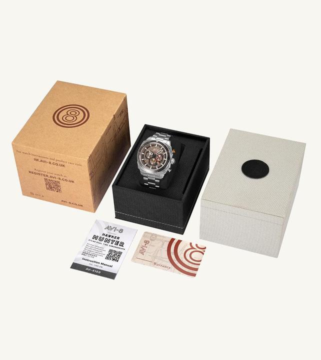 Actual product image AVI-8 AV-4100-33 Hawker Hunter Dual Time (Chronograph)