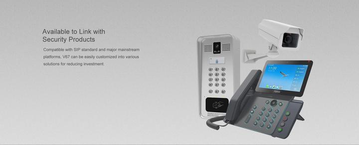 Produktbild Fanvil Tischtelefon V67 Schwarz
