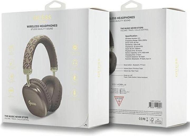 Image du produit Guess Logo GCube Metallic Script (pas de réduction du bruit, 32 h, Sans fil)