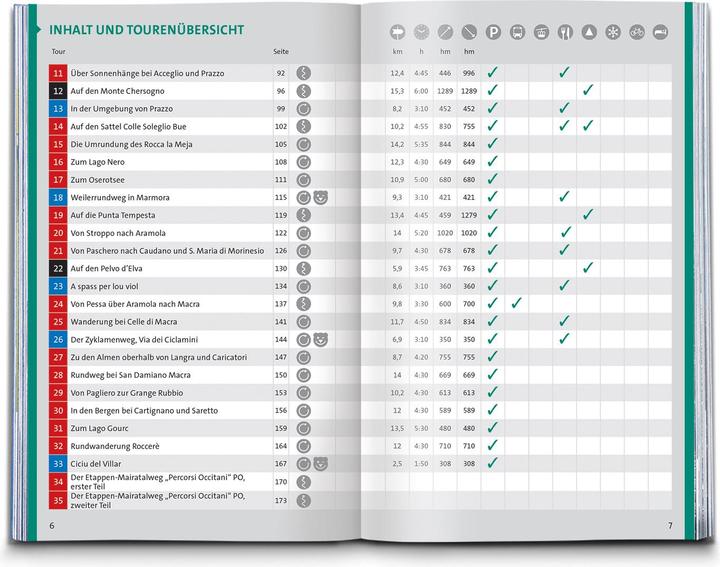 Image du produit Guide de randonnée Piémont, Vallée Maira, 35 itinéraires avec carte touristique supplémentaire