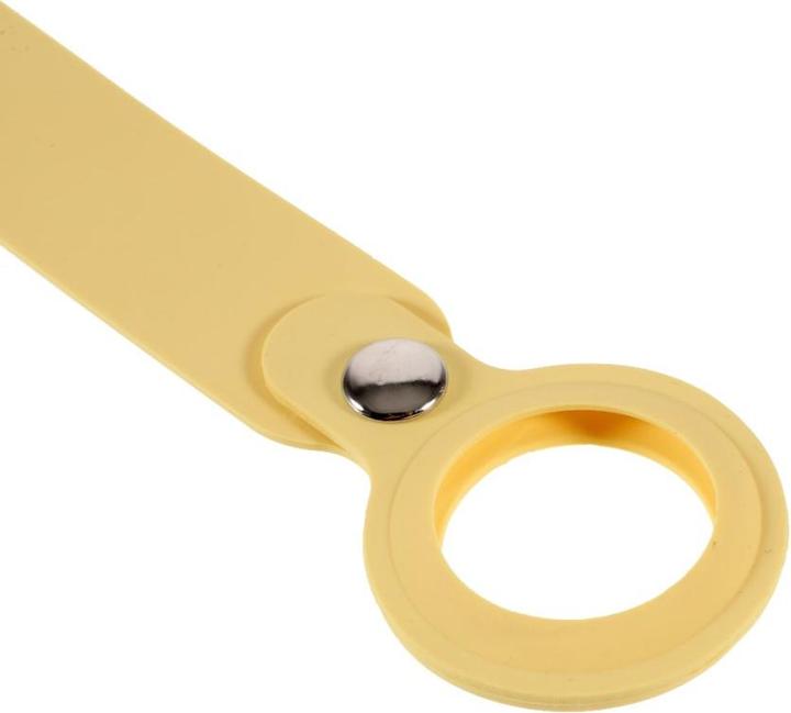 Immagine prodotto Ueli Express Custodia in silicone Custodia a zaino per Apple AirTag Giallo
