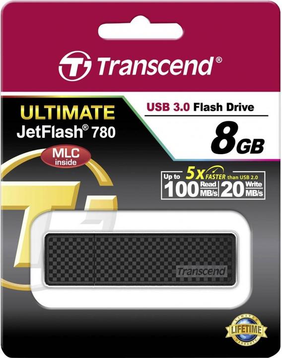 Actual product image Transcend JetFlash 780 (8 GB, USB-A, USB 3.0)