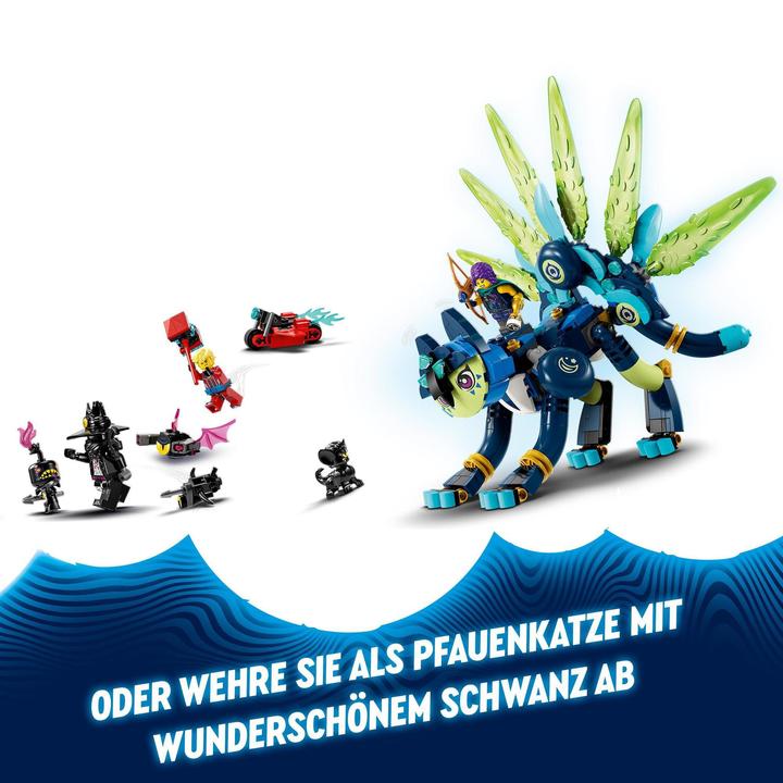 Produktbild LEGO Zoey und die Katzeneule Zian (71476, LEGO Dreamzzz)