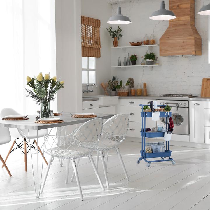 Image du produit Relaxdays Chariot à roulettes