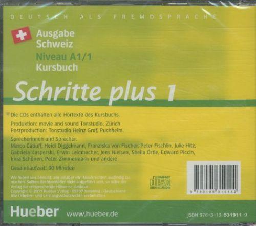 Produktbild Schritte Plus 1 Ausgabe Schweiz: CD 1 + 2 zum Kursbuch (Collectif, Deutsch)