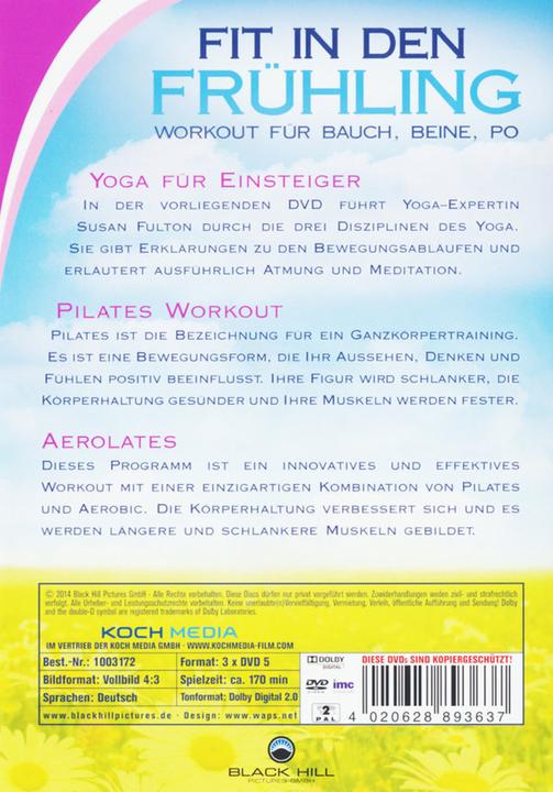 Produktbild Fit in den Frühling Workout für Bauch, Beine, Po (DVD, Deutsch)