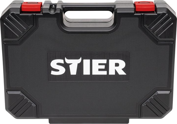 Actual product image Stier Premium blind rivet set with 360° manual riveting pliers and 501-piece blind rivets
