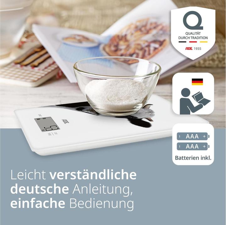 Image du produit ADE Küchenwaage Inka digital Motivdruck Kuh, Bedienungsart